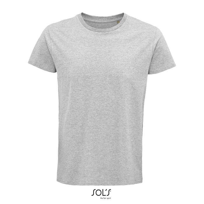 Tshirt coton bio promotionnel homme 150g - CRUSADER Gris chiné